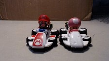 2022 Mcdonalds Nintendo Mario Kart Happy Meal Toys Set of Two - Mario  Pink