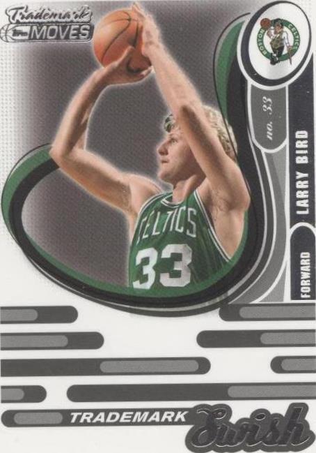 Topps Larry Bird Basketball Sports Trading Cards & Accessories for