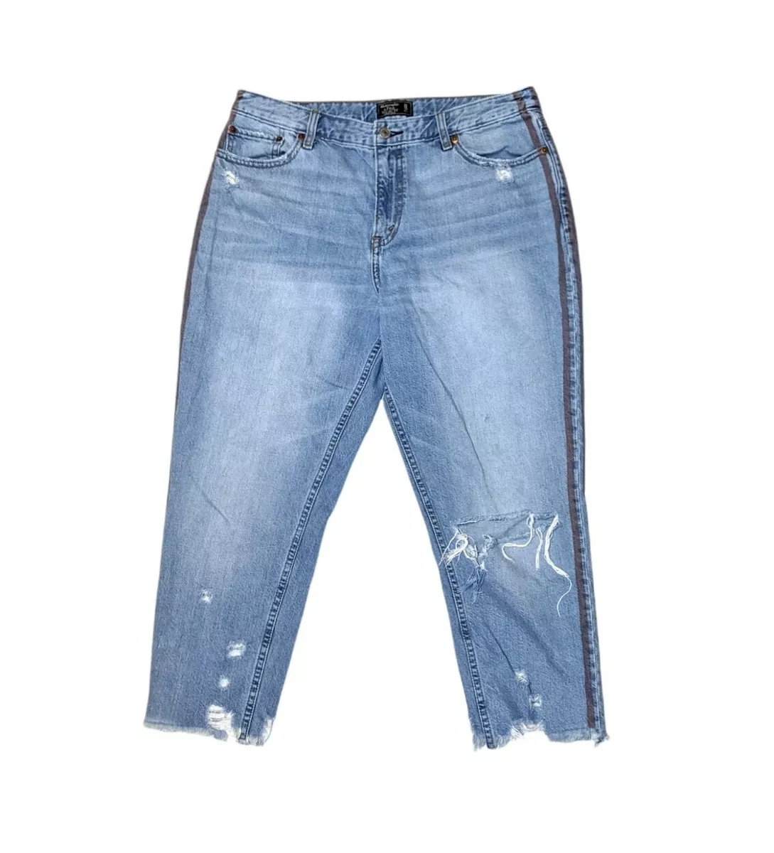 Abercrombie and Fitch Annie Distressed High Rise Girlfriend