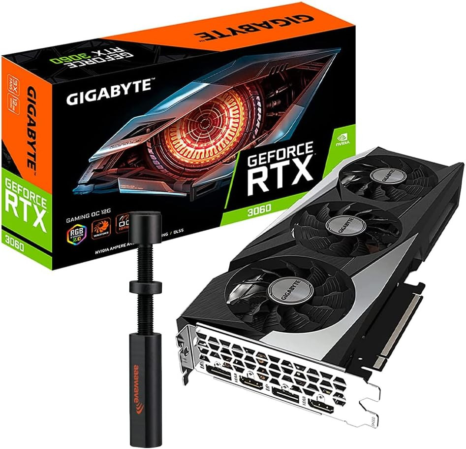 Gigabyte Geforce RTX 3060 Gaming OC 12G REV2.0 Graphics Card,12Gb 192-Bit GDDR6