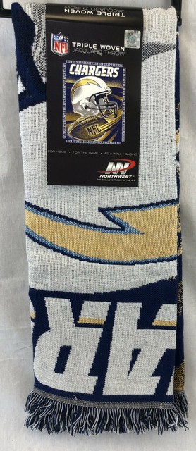 NFL San Diego CHARGERS Blanket Style Pullover PONCHO ...