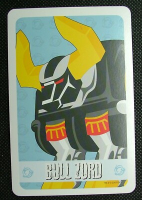 1 x Riesenkarte Ravensburger Wild Force Power Rangers Bull Zord