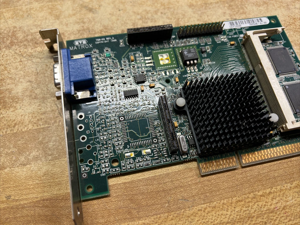 G2+/MILA/8D/CPQ MATROX COMPAQ HEWLETT PACKARD HP 8MB AGP VIDEO CARD G200 WITH VG - Image 2 of 4