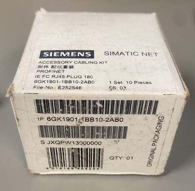 New Siemens Simatic Net Industrial Ethernet Plug 6GK1901-1BB10-2AB0