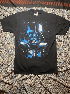 Vintage 90's Star Wars Darth Vader Mens Shirt AOP | eBay