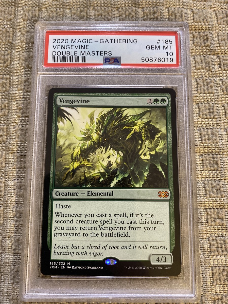 Rare PSA 10 Gem Mint Vengevine Double Masters MTG Mythic | eBay