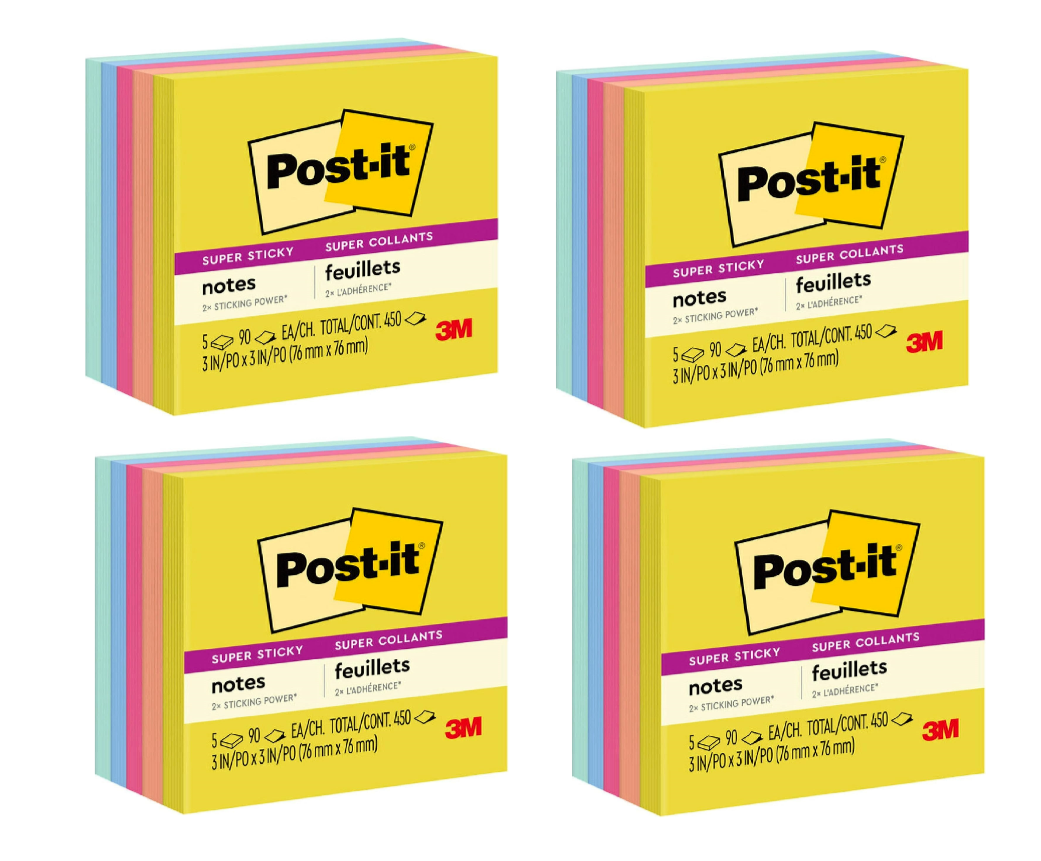 Post-it Super Sticky Notes 3