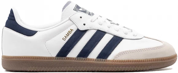 adidas Samba OG White Navy for Sale | Authenticity Guaranteed | eBay