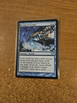 MAGIC THE GATHERING CHAMPIONS OF KAMIGAWA PETALS OF INSIGHT LIGHTLY PLAYED