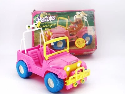 Barbie Tropical Strand Jeep Buggy Auto Spielzeug Zubehör Mattel 1987 mit OVP - Bild 1 von 2