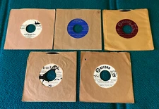 Vintage : WILD GAME CALL vinyl NM RECORDS lot of 5 @ Pintail/DUCK/Geese/FOX/Crow