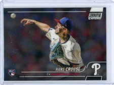 Hans Crouse Rookie RC 2022 Topps Stadium Club Chrome Base #260 Phillies