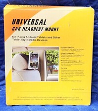Universal Car Headrest Mount for Ipad, Android Tablets