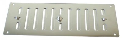 ARBO-INOX® Edelstahl Lüftungsschieber Schiebegitter Lüftungsblech regulierbar