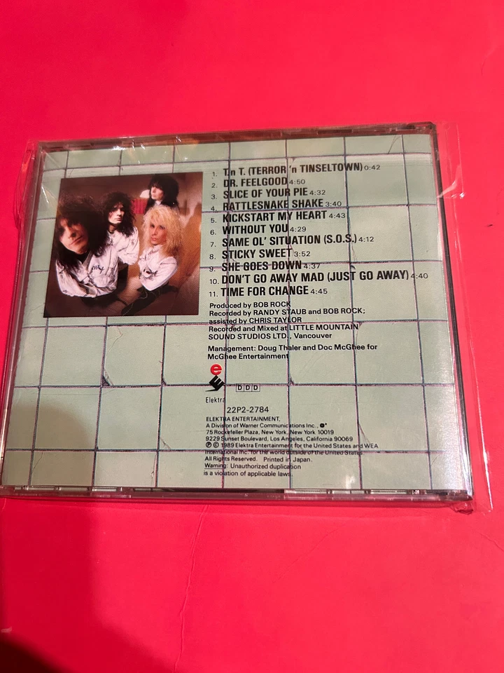 Motley Crue – Dr. Feelgood JAPAN EDITION RELEASE CD  22P2-2784 Foto 2 de 3