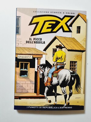 TEX N. 12 IL PICCO DELL'AQUILA COLLEZIONE STORICA A COLORI REPUBBLICA L'ESPRESSO