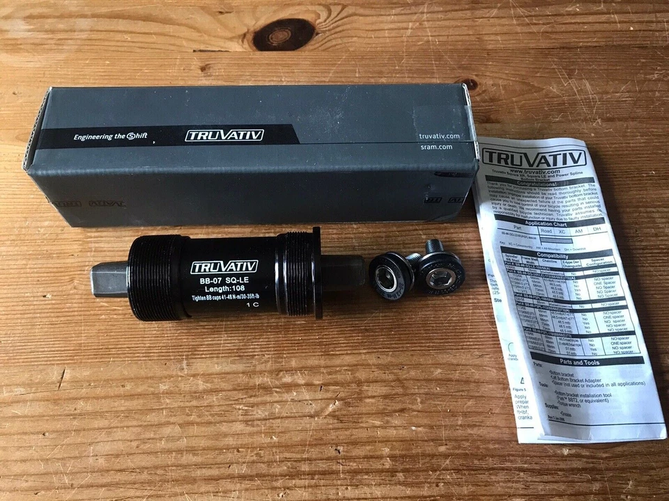 NEW NOS Truvativ Bottom Bracket Square Taper - 108 x 68mm BB07 Vintage Retro - Image 2 of 4