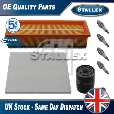 Fits Fiat Grande Punto 2005- 1.4 Filter Set Oil Air Fuel Stallex 71736161S2