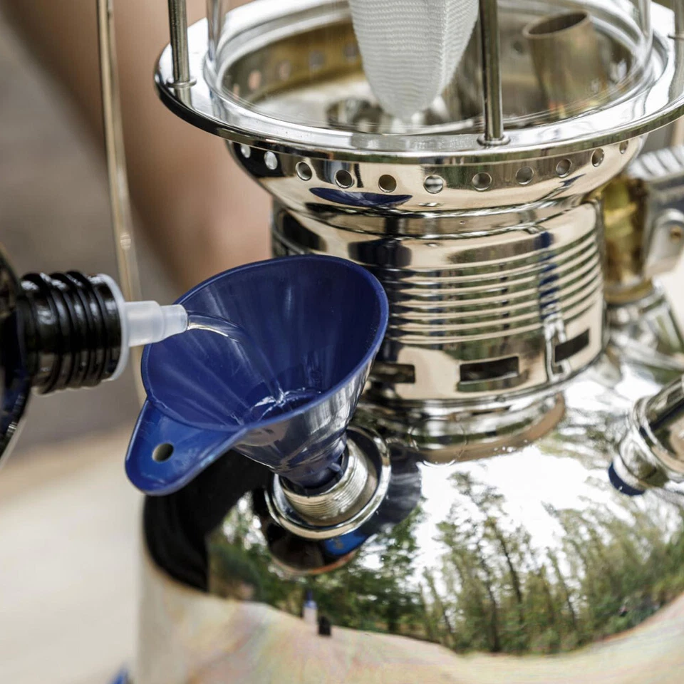 Lámpara De Petróleo Petromax HK 500/829 Lámpara De Luz Lámpara De Gasolina Cromo - Imagen 4 de 4