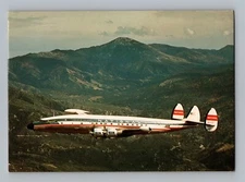 Airplane Postcard National Airlines Lockheed L-1049H Super Constellation AB1