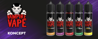 Vampire Vape Koncept E liquid 70/30 Heisenberg, Pinkman, Blood Sukka 100ml  0mg