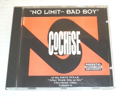 Cochise: No Limit - Bad Boy Audio CD Volume 6 After Work Mix at Six (1997) Rare