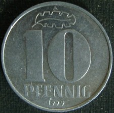 NRD 10 fenigów 1979 "A" Niemcy Niemcy/ Nemezko Alemán D