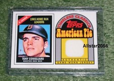 2001 TONY CONIGLIARO~BOSTON RED SOX~TOPPS AMERICAN PIE GAME WORN JERSEY CARD