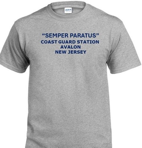 SEMPER PARATUS*COAST GUARD STATION BRIGANTINE *NJ*INDIVIDUAL PT SHIRT - Picture 5 of 6