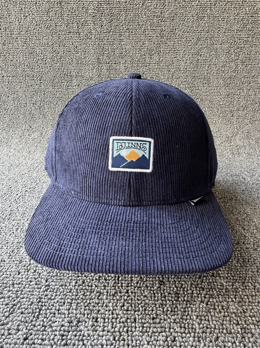 Djinns Corduroy Baseball Cap Snapback Navy Blue Retro Streetwear Hat
