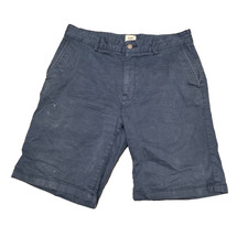Flint and Tinder 365 Short Mens 32x9 Navy Blue Chino Workwear Made in USA