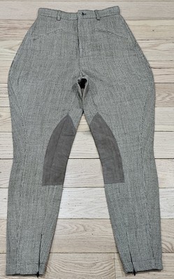 NWOT Ralph Lauren Purple Label Beige Equestrian Owens Tick Weave Jodhpur Pants