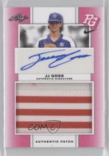 2018 Leaf Metal Perfect Game All-American Classic 3/5 JJ Goss Patch Auto ms9
