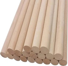 25 Multipurpose Broom Handle, Mop Handle, Broomstick Pole, Plant Support Sticks