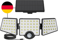 Lepro Solarlampen FüR AußEn Mit Bewegungsmelder, 1000LM IP65 Solarleuchte Aussen