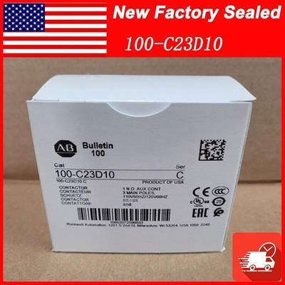 New Factory Sealed AB 100-C23D10 Contactor