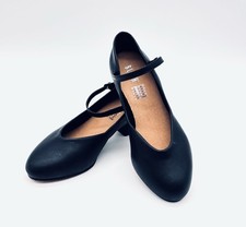 Bloch Broadway Lo Character Dance Shoes Black Heels Womens Size 6.5 S0385L