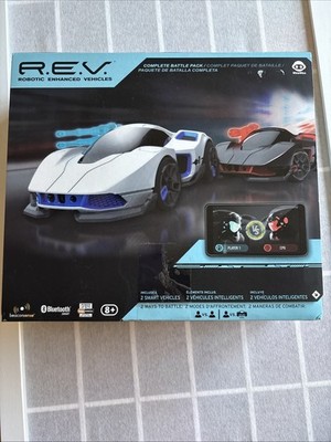 New WowWee R.E.V. REV Robotic Enhanced Vehicles Complete Battle Pack 2 Cars