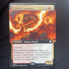 Wildfire Awakener Extended Art 131 R Commander:March of the Machine NM Free Ship