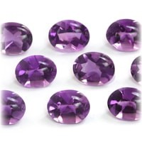 Amethyst Oval Buff-Top Loose Gemstone 10x8mm (Approx.)