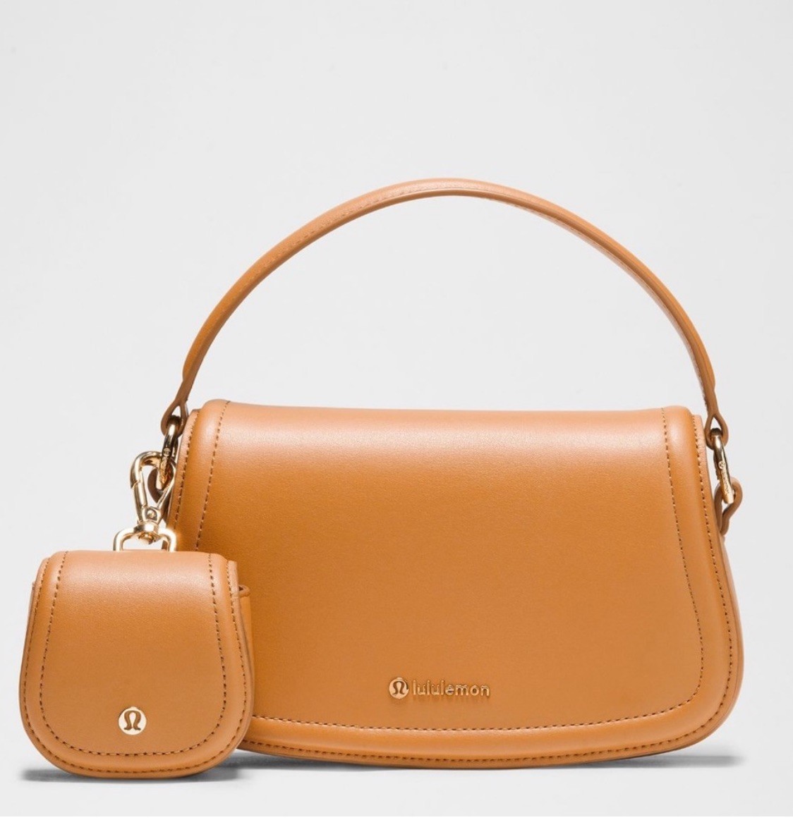 New Lululemon Cactus Leather Mini Bag Chestnut Handbag | eBay