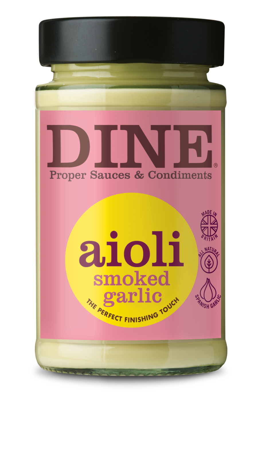 Atkins & Potts DINE IN Smoked Garlic Aioli 175g - Pack of 3 Jars