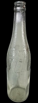 Vintage 1944 Pepsi-Cola  Duraglas  Embossed Wave Bottle - DES. PAT. 120,277.