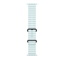 Apple 49mm Ice Blue Ocean Band - Black Titanium Finish