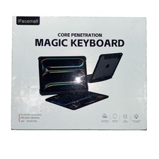 For iPad 9th 10.2  Magic Keyboard Core Penetration iFacemall - White - NEW 