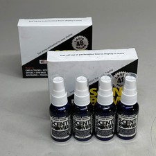 SCENT BOMB 2 PACK, 4 BOTTLES PER PACKAGE Concentrated Air Freshener 1 fl oz