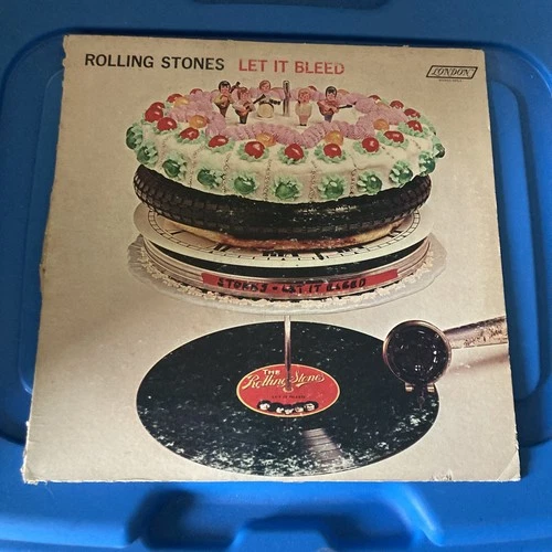 Vintage Rolling Stones Let It Bleed Vinyl Record Tested Works