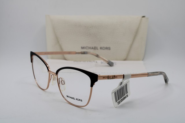 NEW MICHAEL KORS MK 3012 ADRIANNA IV 1203 BLACK GOLD AUTHENTIC