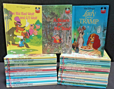 Disney Wonderful World Of Reading Choose The Book From The LARGE Library Rare 01