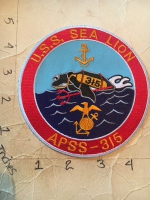 US NAVY USS Sea Lion APSS-315 Submarine Patch 8/8/25